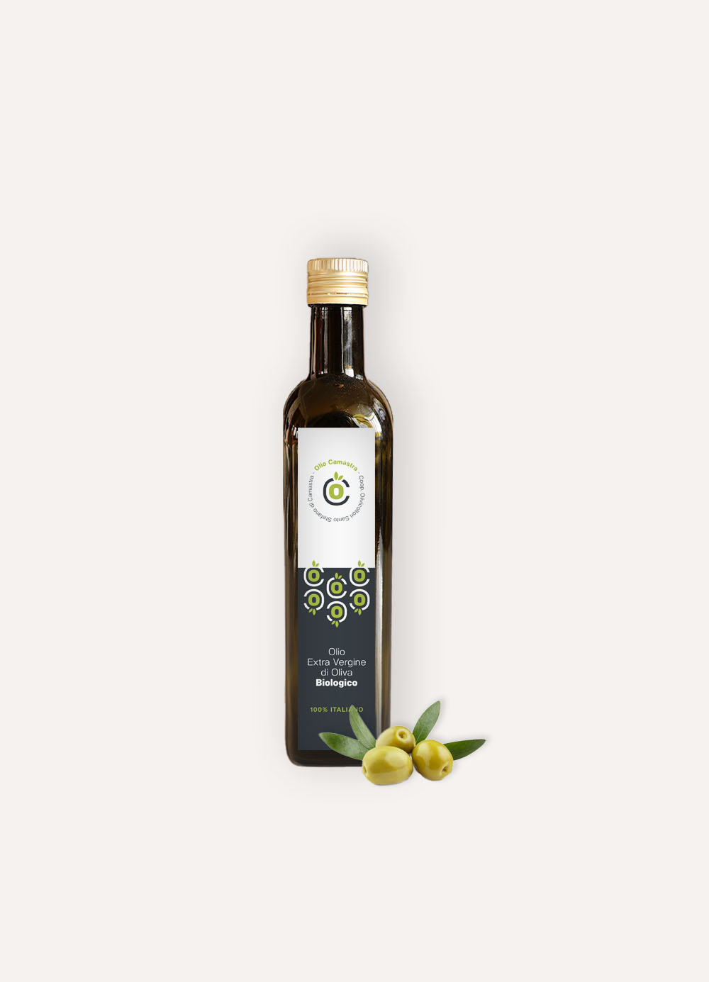 Olio EVO - Bottiglia da 750 ml - Olio Camastra - Cooperativa Olivicoltori Santo Stefano di Camastra